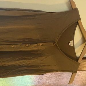 The simple folk co. All organic “free range jumpsuit.” Size US 4, UK 8. Walnut.